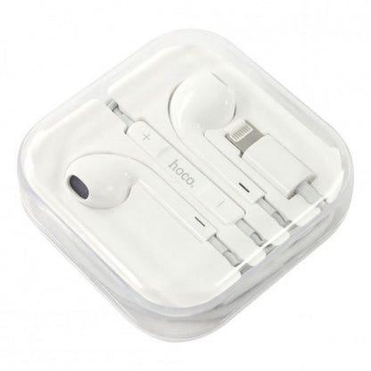 Lightning headphones with microphone Hoco L7 Plus Original Series – White