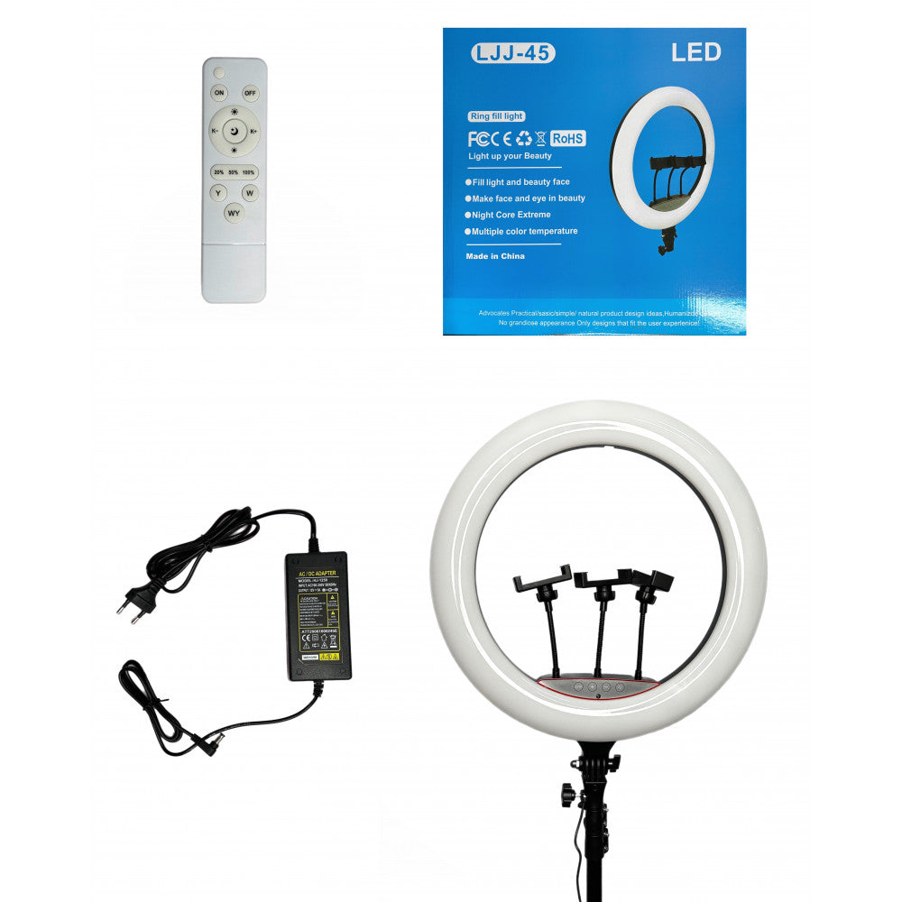 LED Ring Light (45 cm) 416 Lights Rotary Switch LJJ-45