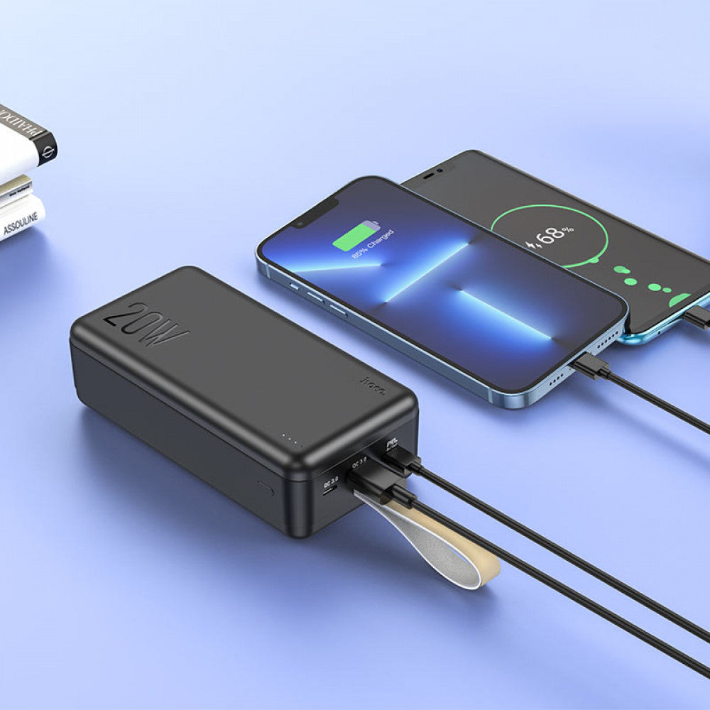 Power Bank 30000 mAh | PD20W+QC3.0 – Hoco J87B – Black