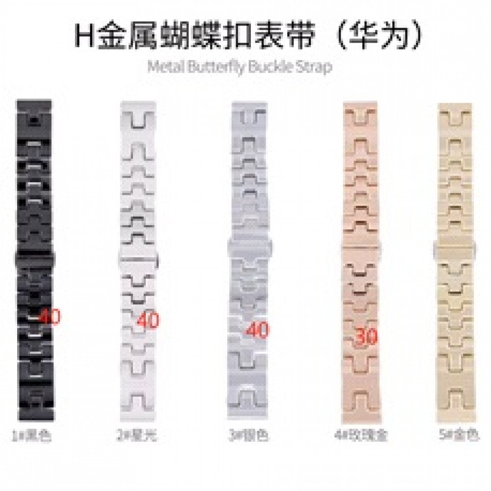 Ремінець H-hermes metal Apple Watch 42 mm 44 mm 45 mm 49 mm — Black