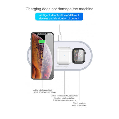 Wireless Charger 3 in 1 W40 - White