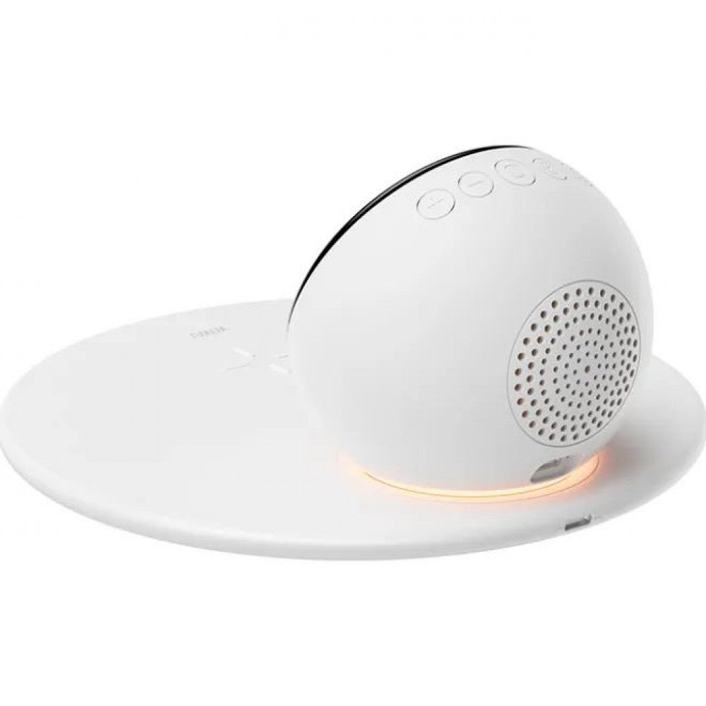 Wireless charger WIWU Wi-W017 15W 3in1 Wireless Charger+Digital Alarm+Bluetooth Speaker