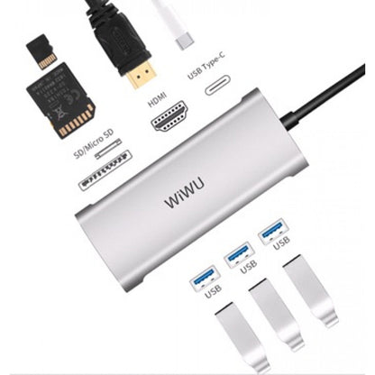 HUB USB C 7 in 1 – WiWU Alpha 731HP
