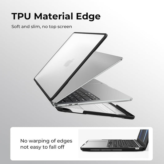 TPU+PC HardShell Case MacBook Air 15" A2941 — Black