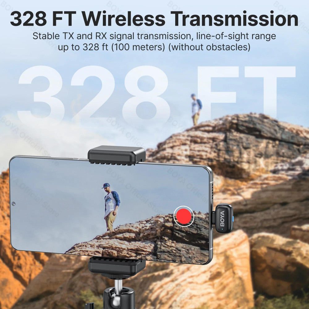 Беспроводной микрофон для телефона BOYA Mini-18