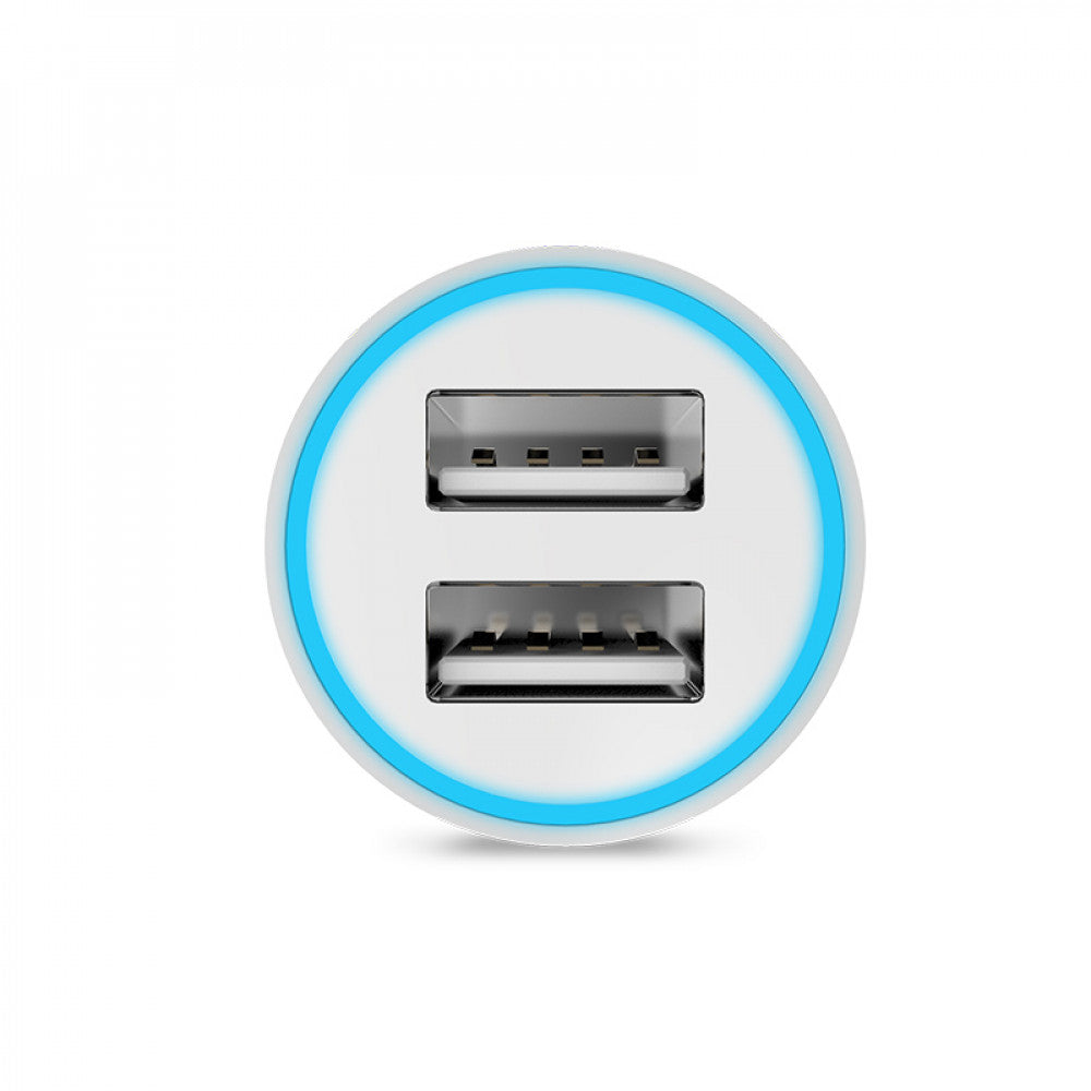 Car Charger 2.4A 2U Hoco UC204 – Black