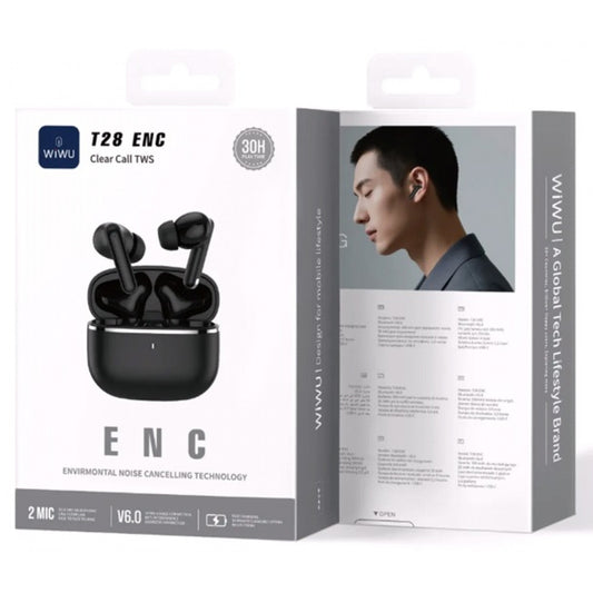 Bluetooth гарнітура TWS Wiwu T28 — White