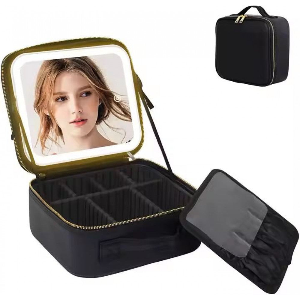 Зеркало с LED подсветкой Cosmetic bag