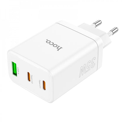 Home Charger 35W 2 PD QC3.0 Hoco N33 – White
