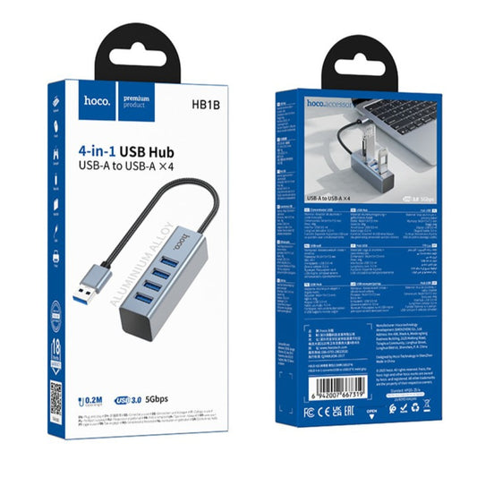 USB HUB Hoco HB1B ; USB To 4 USB