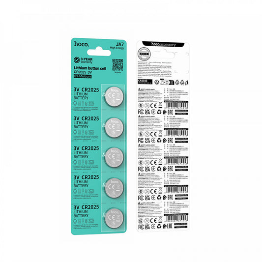 Battery 3V CR2025 — Hoco JA7 (5PCS)