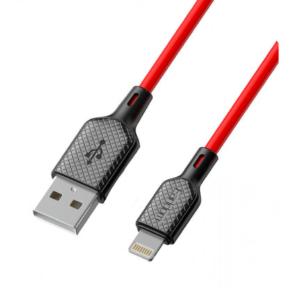 Кабель Lightning 2A (1m) — Earldom EC-154L — Red