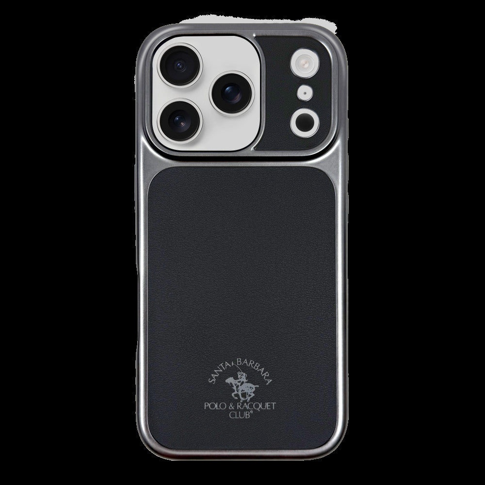 Накладка Чехлы Polo Lucas Leather Case iPhone 17 Pro — Grey