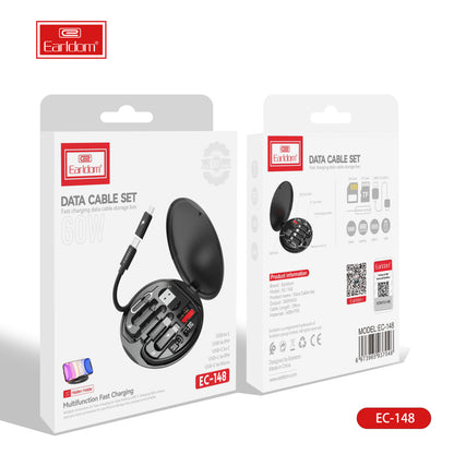 Кабель 3 in 1 ( L , M , С ) 2A (1m) — Earldom EC-148