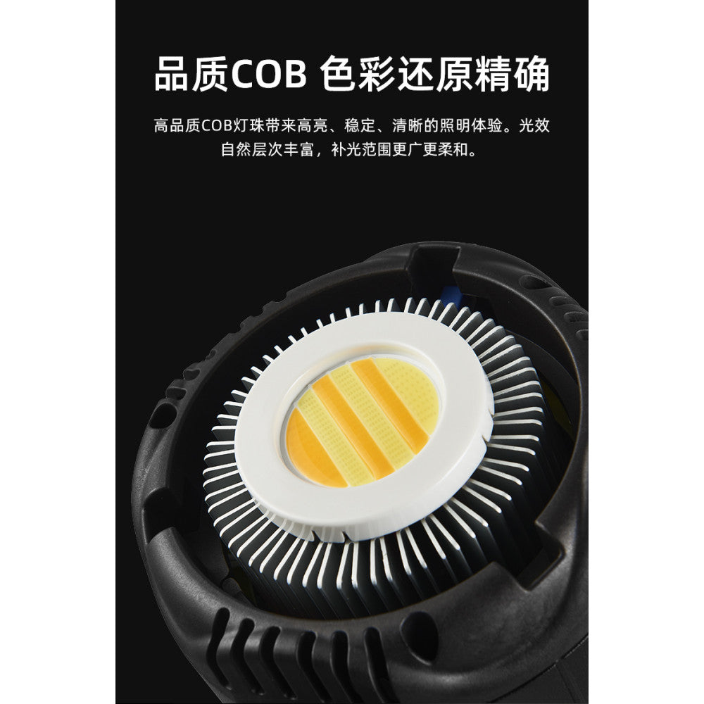 Set spherical softbox + spotlight + tripod 2.8 m Tolifo LED FS-200B 220W 2700-6500k 95+