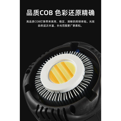 Set spherical softbox + spotlight + tripod 2.8 m Tolifo LED FS-200B 220W 2700-6500k 95+