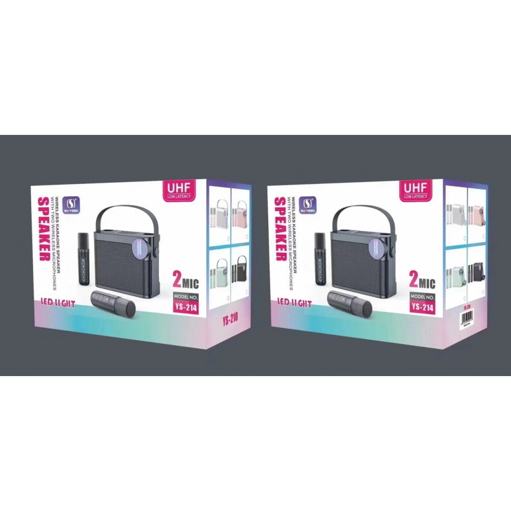 Bluetooth Speaker &amp; 2 Microphones - YS-210