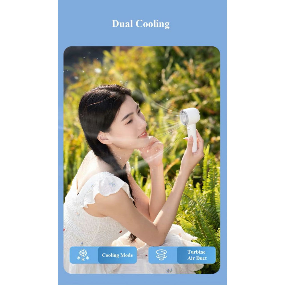 Портативный мини вентилятор L-01 -2000 mAh — Blue