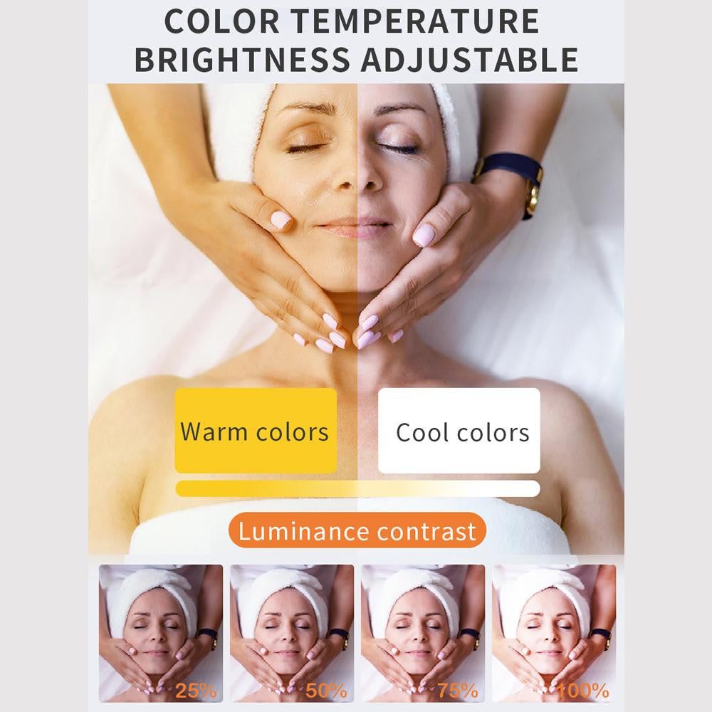 Безтеневая LED лампа-полумесяц HD-M40X 36W White color 3200-5600K 50cm light:238 145-187cm Alloy lamp head+metal support