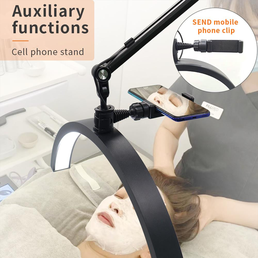 Shadowless LED crescent moon lamp HD-M40X 36W White color 3200-5600K 50cm light:238 145-187cm Alloy lamp head+metal support