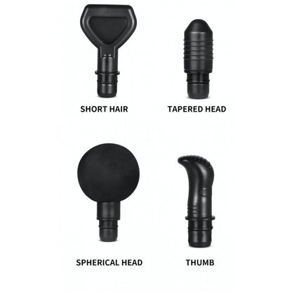 Portable Handheld Body Massager Fascial Gun 8076 Lithium Battery