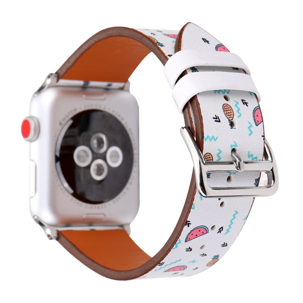 Ремінець Leather Series Flower Pattern Apple Watch 38 mm 40 mm 41 mm 