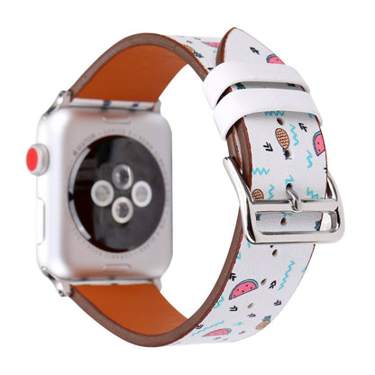 Ремінець Leather Series Flower Pattern Apple Watch 38 mm 40 mm 41 mm 