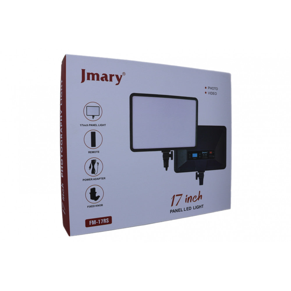 LED video light lamp Jmary FM-17RS 37x26 cm 204 Lights 3000K-6000K Remote