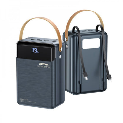 Power Bank 80000 mAh — Remax RPP-566 20W+22.5W Fast charging  — Gray