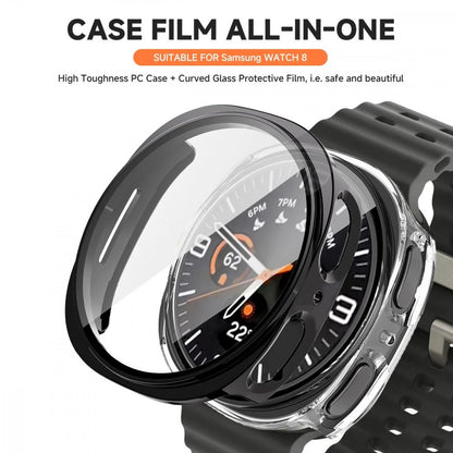 Чехол с защитным стеклом PC Glass Watch 8 40 mm — Grey