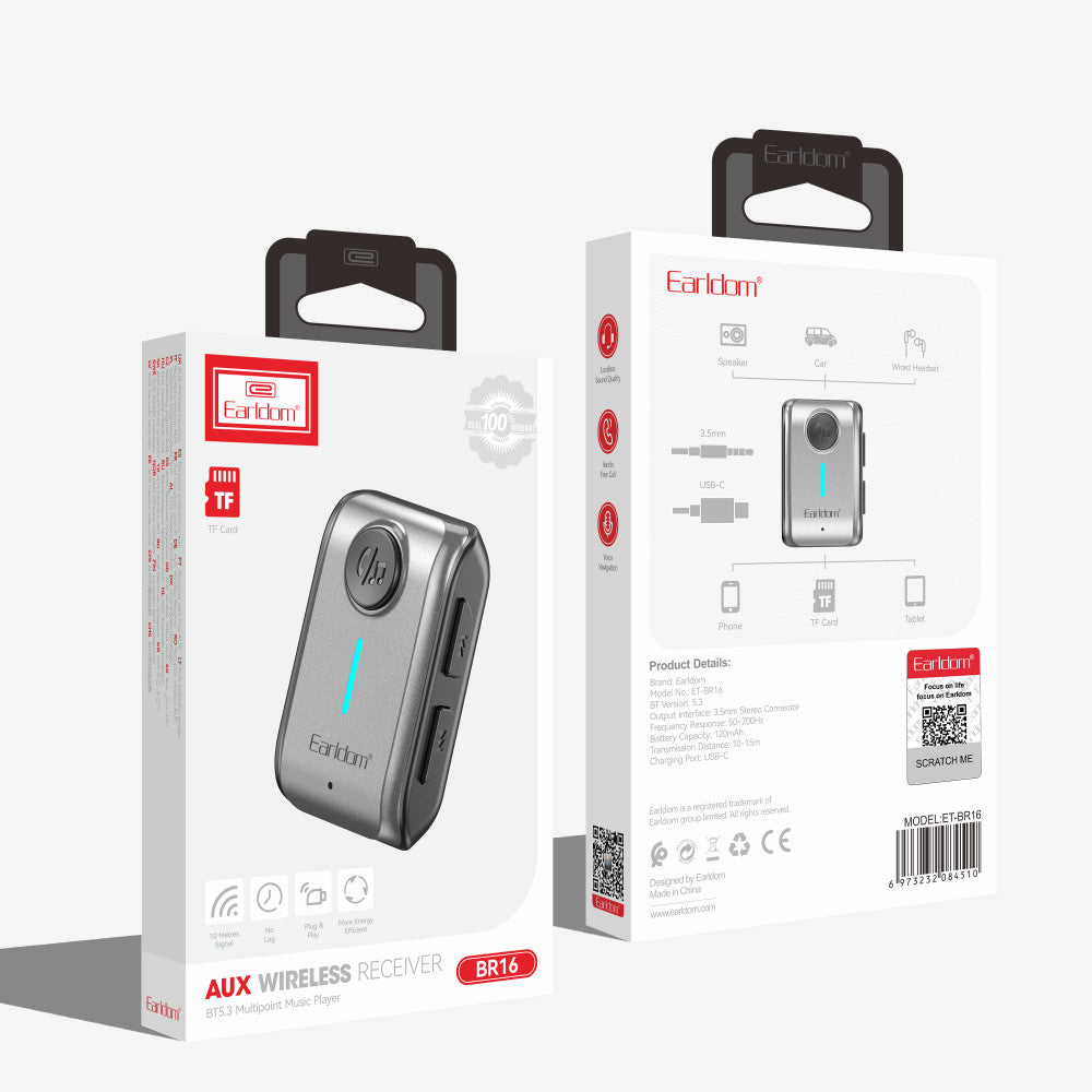 Bluetooth Audio Receiver Earldom ET-BR16