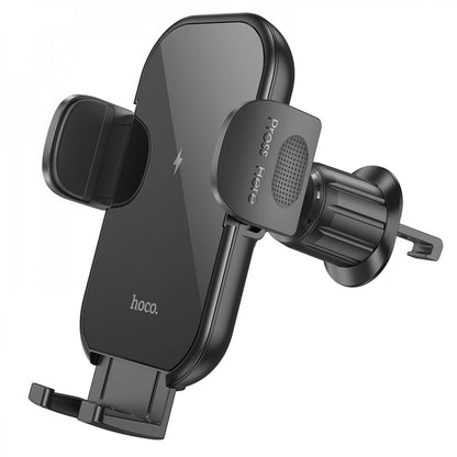 Car Holder Hoco HW4 Journey wireless fast charging (air outlet) – Black
