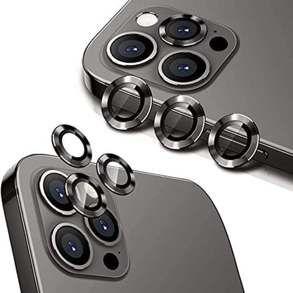 Захисне скло Camera Glass Steel iPhone 13 Pro/13 Pro Max — Black