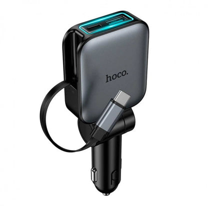 Автомобильное зарядное устройство Hoco Z67, 60 Вт, 1PD, USB-A кабель USB-C – USB-C (0.6 м)