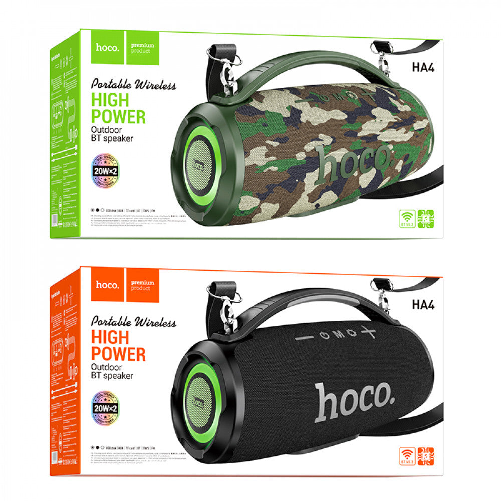 Bluetooth Speaker – Hoco HA4 – Black