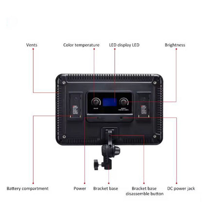 Video light lamp LED PT-F60B 60W color 3200-5600K