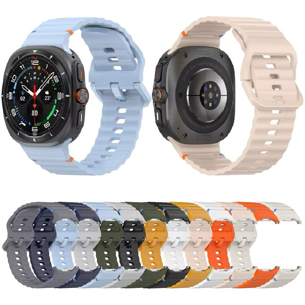 Ремешок Silicone band, силиконовый, Samsung Galaxy Watch Ultra 7/8 — Black