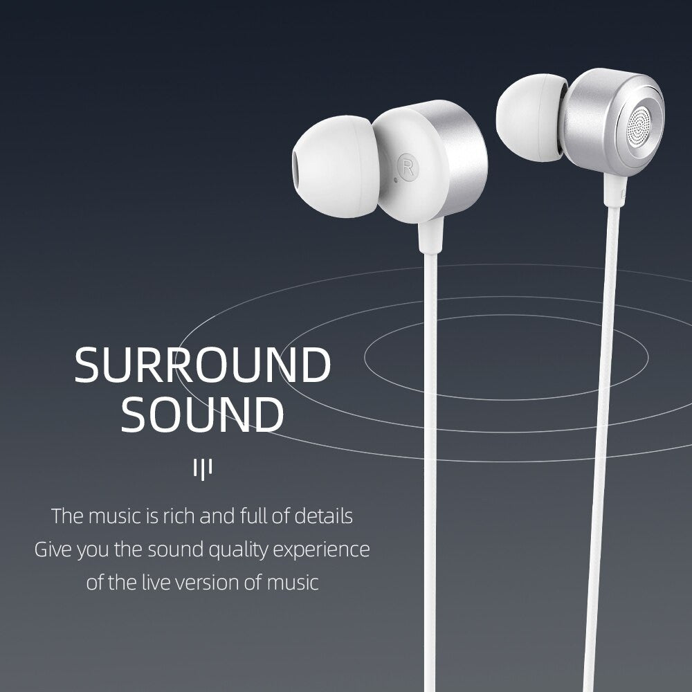 Headphones with microphone 3.5mm Celebrat G18 – Black