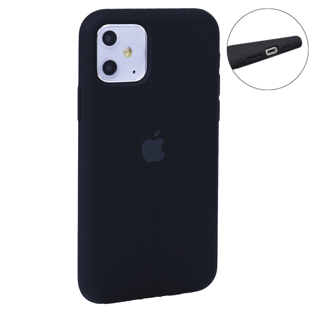 Original Silicone Case Full Size iPhone 11 — Black (18)