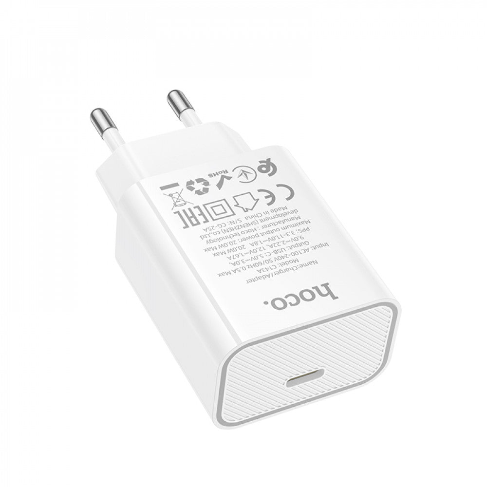 Home Charger | 20W | PD3.0 — Hoco C143A