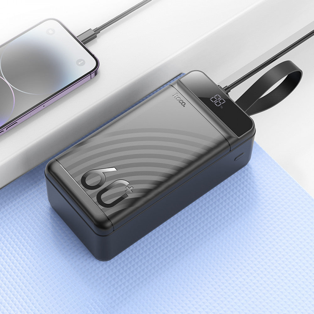Power Bank 60000 mAh | 22.5W+PD20W – Hoco J123C – Black