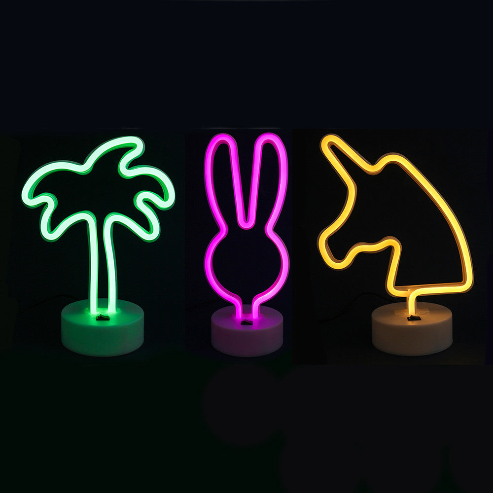 Night light Neon Lamp series - Bunny Pink