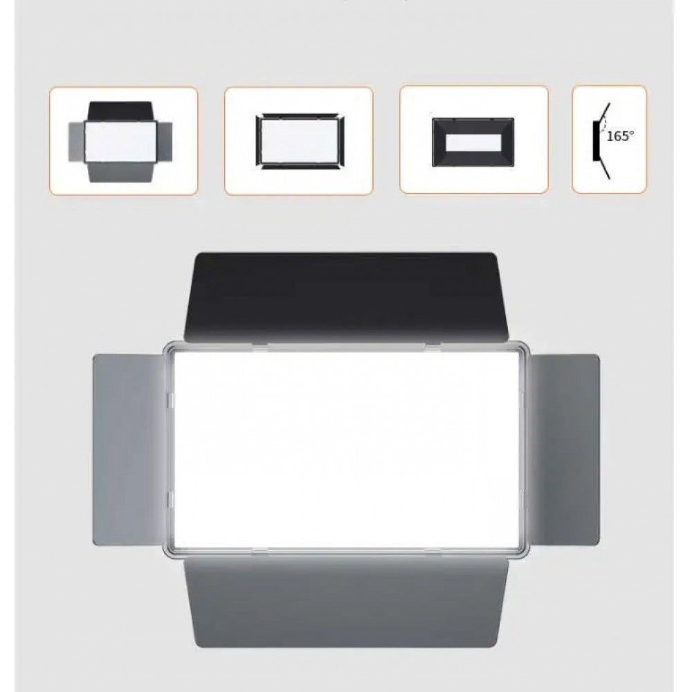Video light lamp LED E900 with display 30x17 cm 896 Lights 3000K-6500K Remote (from the network, batteries are not included)