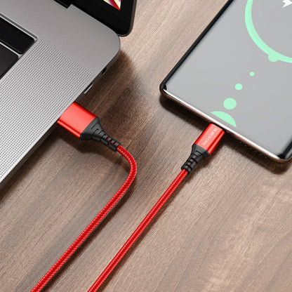 Кабель USB C 2.4A (1m) — Borofone BX54 — Red
