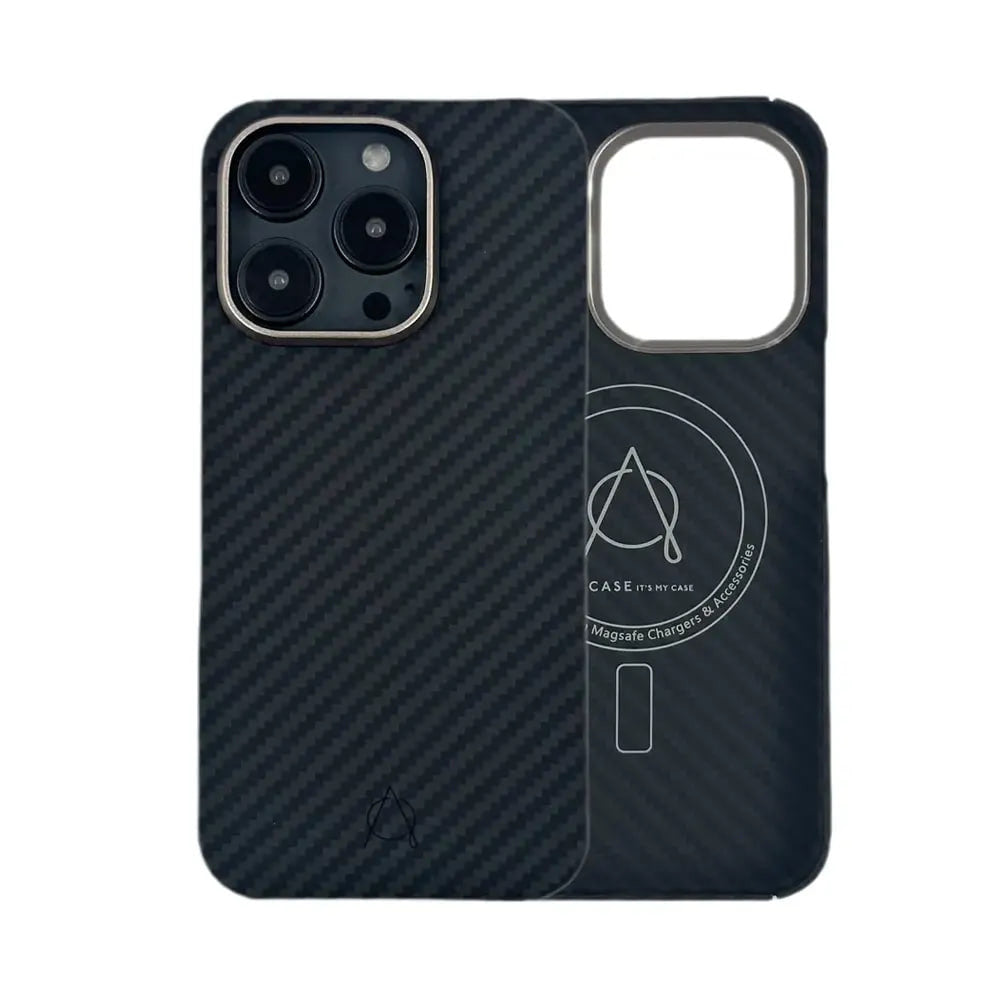 Накладка Чехлы A-Case Kevlar With Magsafe — iPhone 15 Pro Max — Black