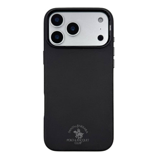Накладка Чехлы Polo Simon Leather Case with Magsafe iPhone 17 Pro Max — Black
