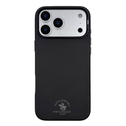 Шкіряний чохол Polo Simon з MagSafe — iPhone 17 Pro Max/iPhone 18 Pro Max — Black