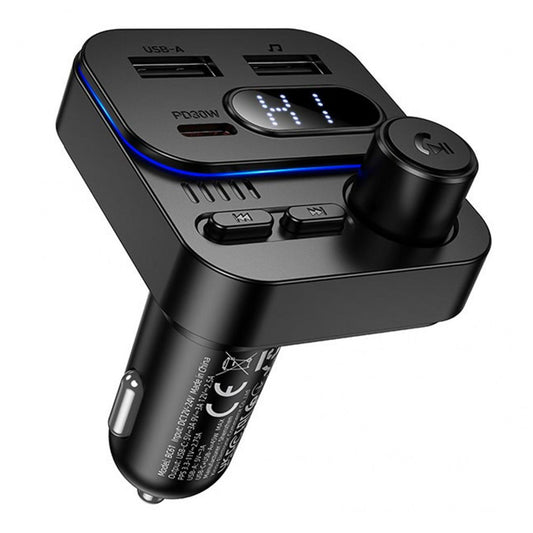 Fm Transmitter MP3 | Car Charger | 3.0A | PD20W | 2U — Borofone BC61