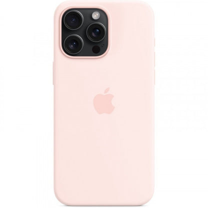 Silicone Case With Magsafe iPhone 15 Pro — Light Pink