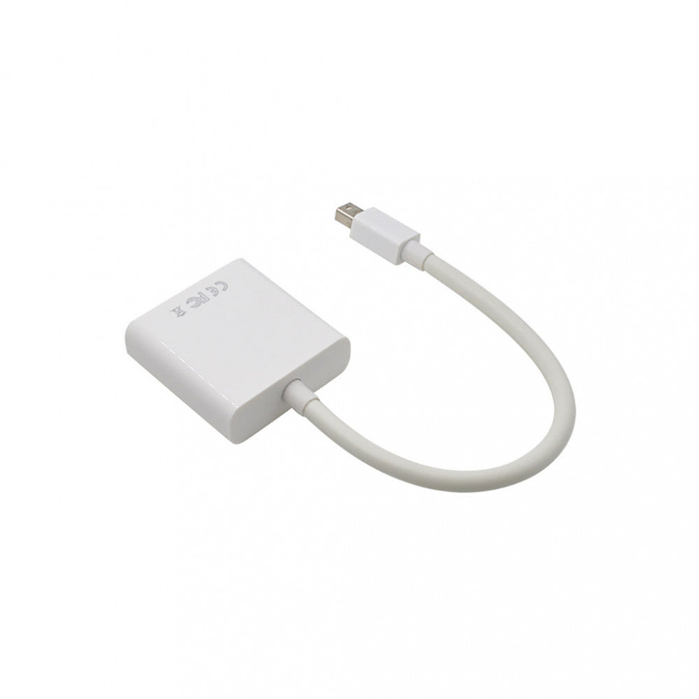 Mini DP - VGA White Adapter